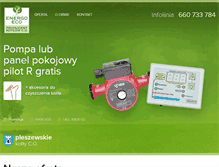 Tablet Screenshot of energoeco.pl